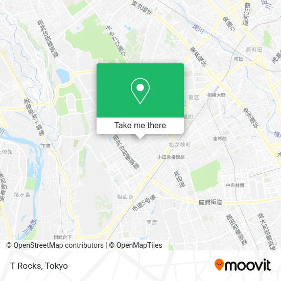 T Rocks map