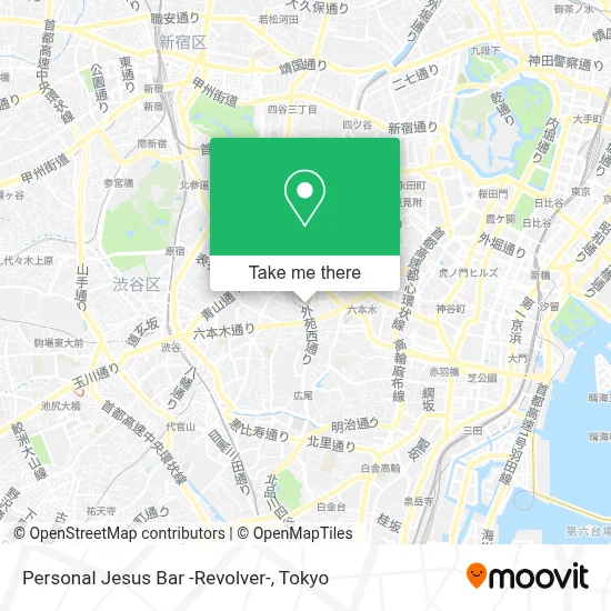 Personal Jesus Bar -Revolver- map