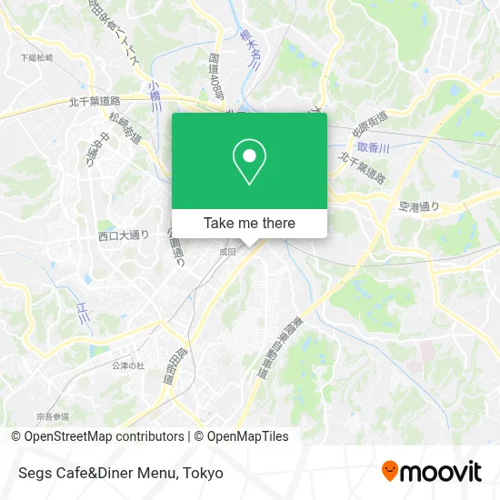 Segs Cafe&Diner Menu map