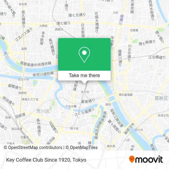 Key Coffee Club Since 1920 map
