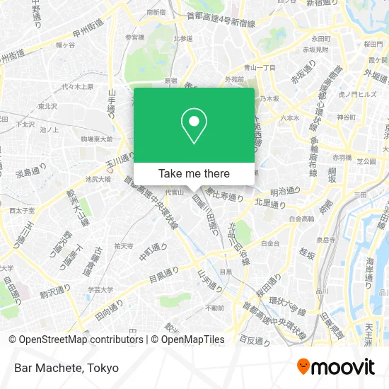 Bar Machete map