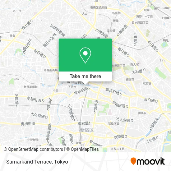 Samarkand Terrace map