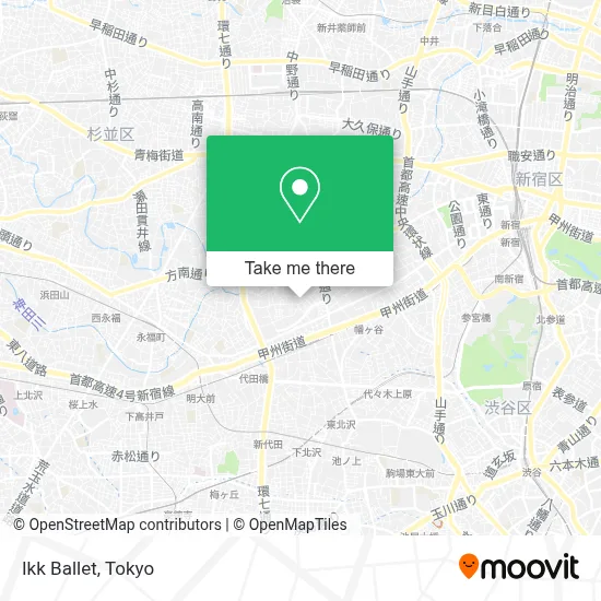 Ikk Ballet map