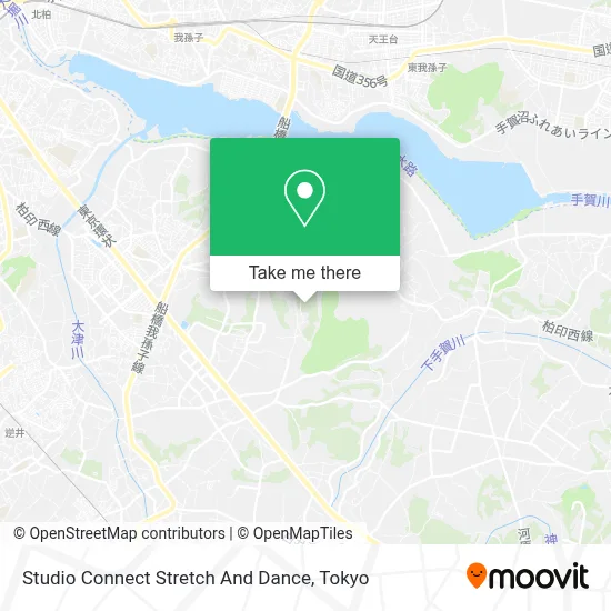 Studio Connect Stretch And Dance map