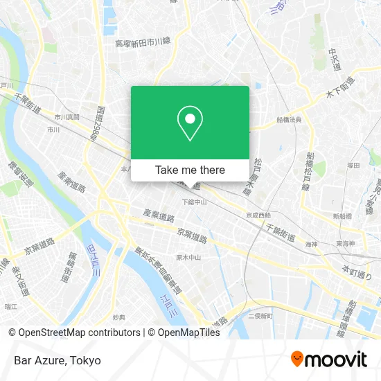 Bar Azure map