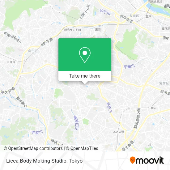 Licca Body Making Studio map