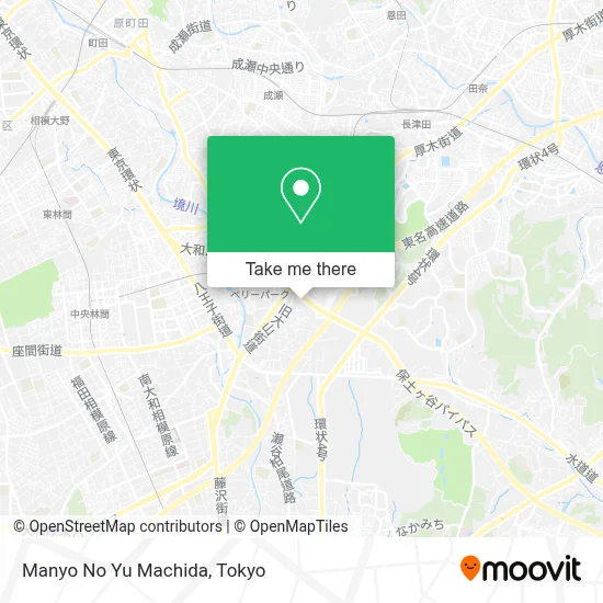 Manyo No Yu Machida map