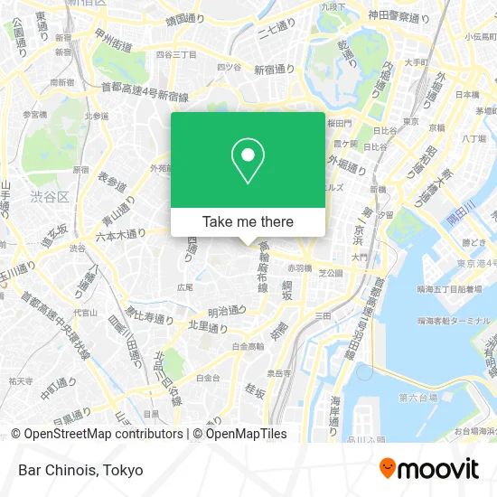 Bar Chinois map