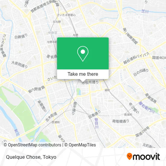 Quelque Chose map