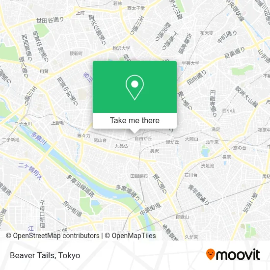 Beaver Tails map
