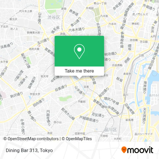Dining Bar 313 map