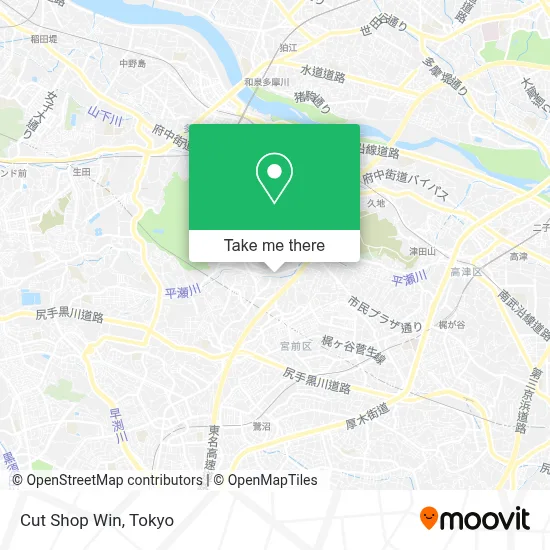 Cut Shop Win map