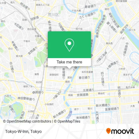 Tokyo-W-Inn map