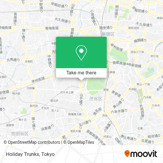 Holiday Trunks map