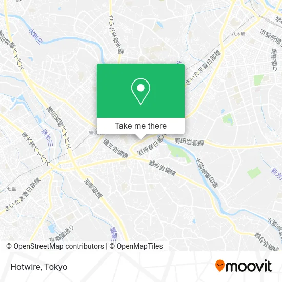 Hotwire map