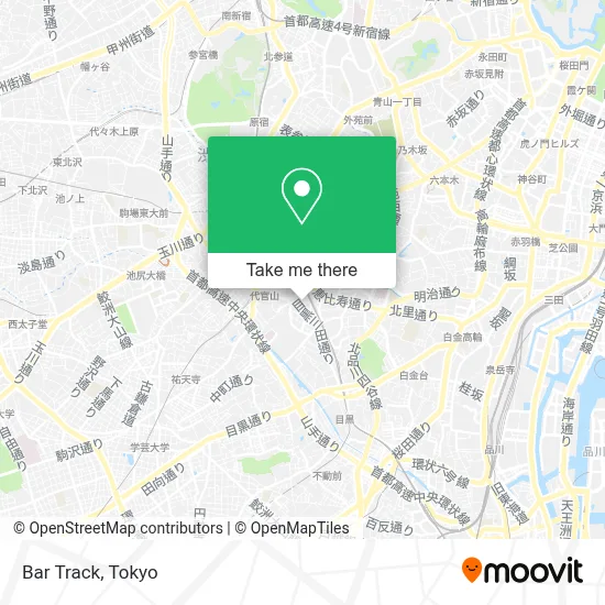 Bar Track map