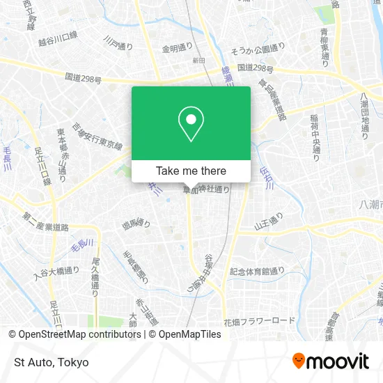 St Auto map