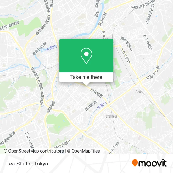 Tea-Studio map