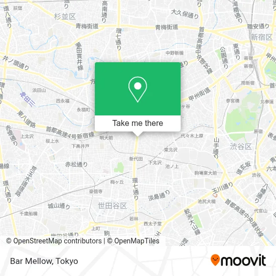 Bar Mellow map