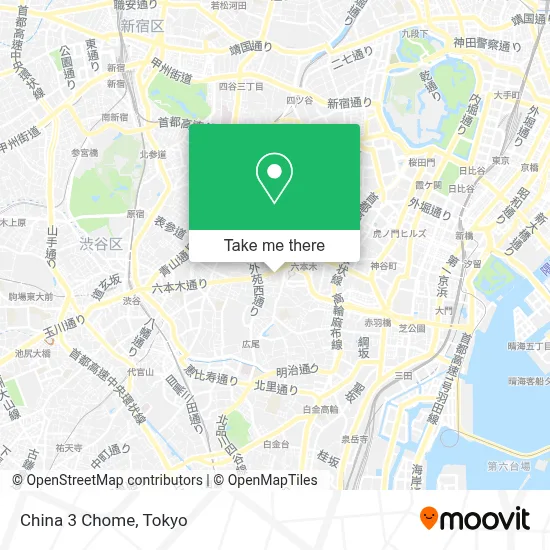 China 3 Chome map