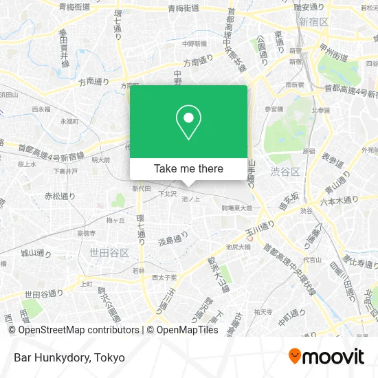 Bar Hunkydory map