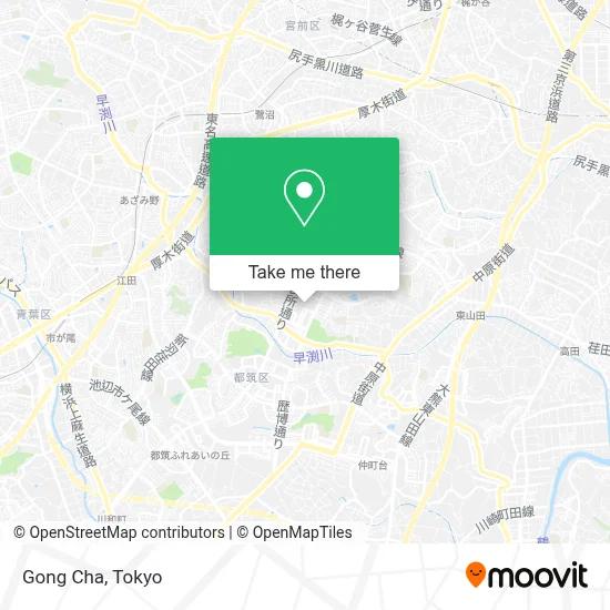 Gong Cha map