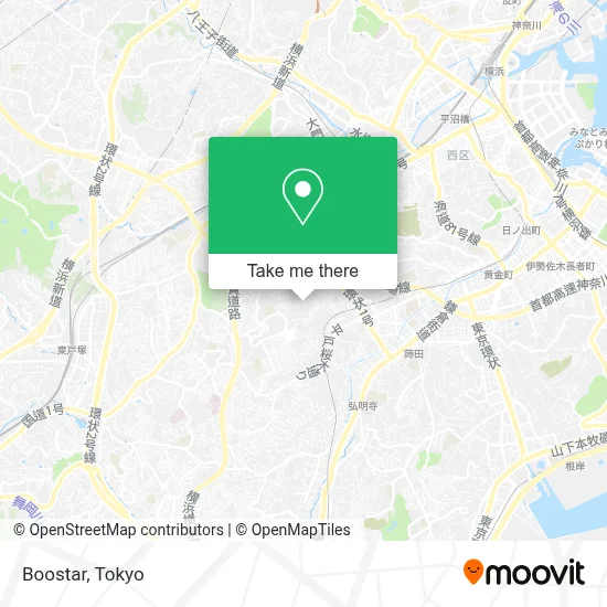 Boostar map