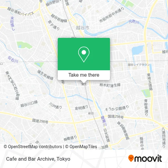 Cafe and Bar Archive map