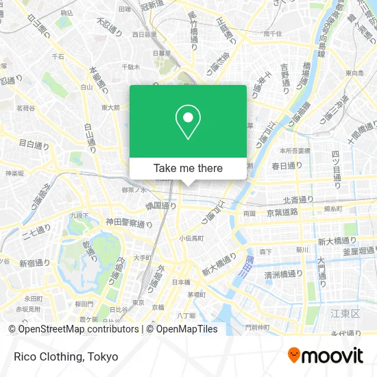 Rico Clothing map