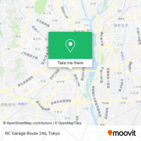 RC Garage Route 246 map