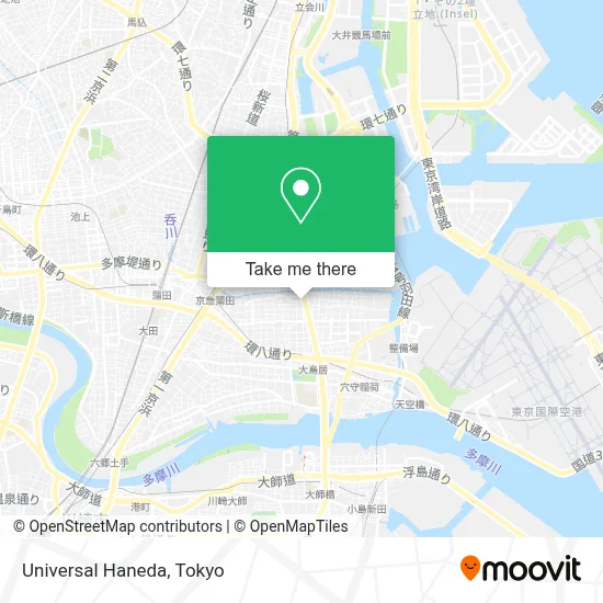 Universal Haneda map