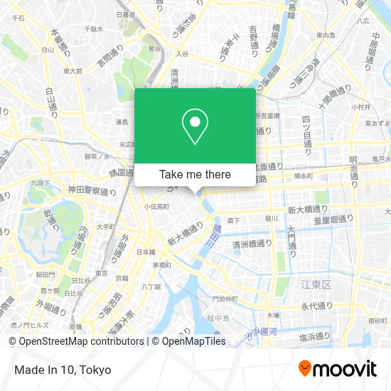 Made In 10 map
