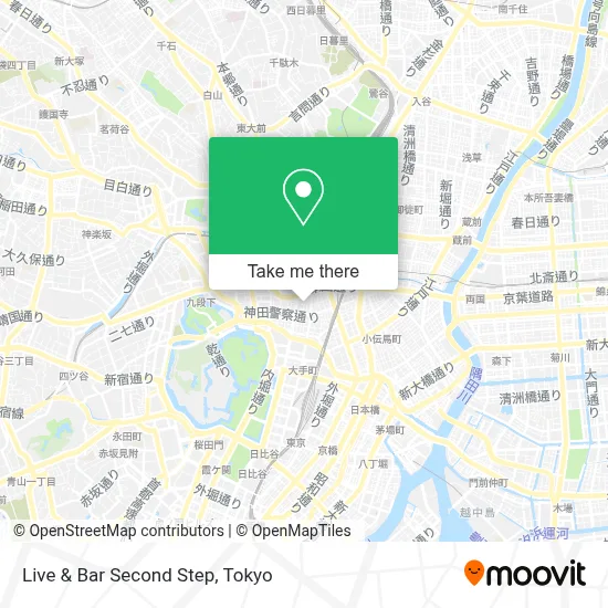 Live & Bar Second Step map