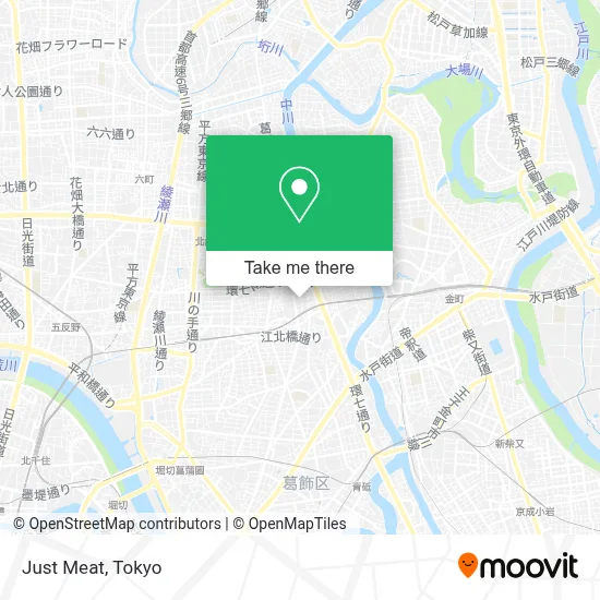 Just Meat map