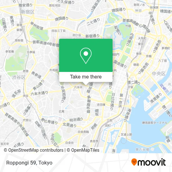 Roppongi 59 map