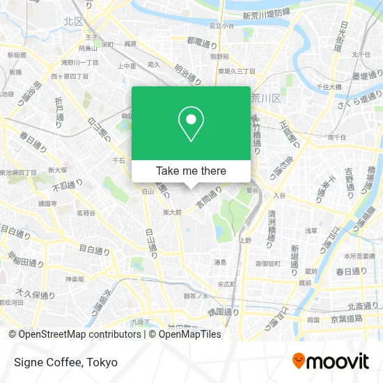 Signe Coffee map