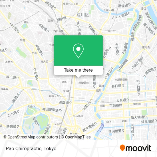 Pao Chiropractic map