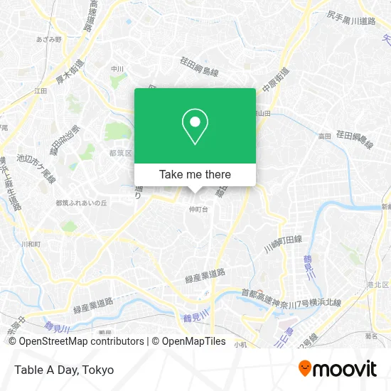 Table A Day map