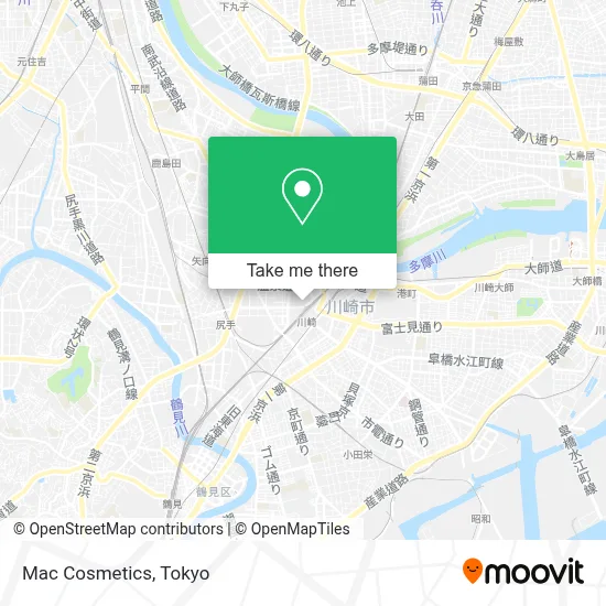 Mac Cosmetics map