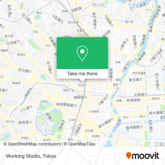 Working Studio map