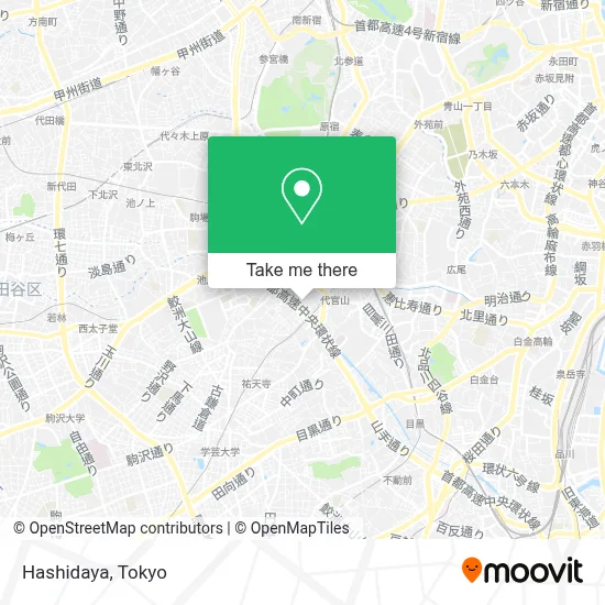 Hashidaya map