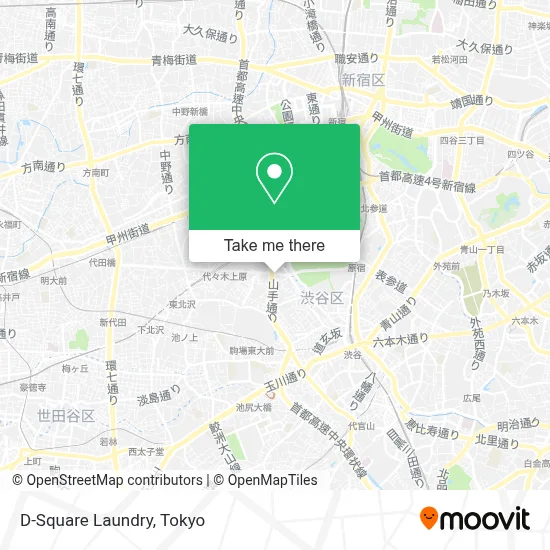 D-Square Laundry map