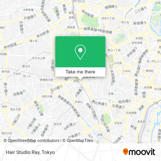 Hair Studio Ray map
