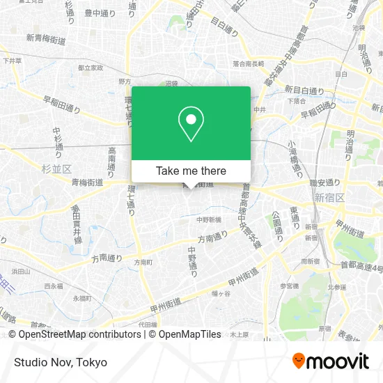 Studio Nov map
