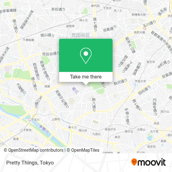 Pretty Things map