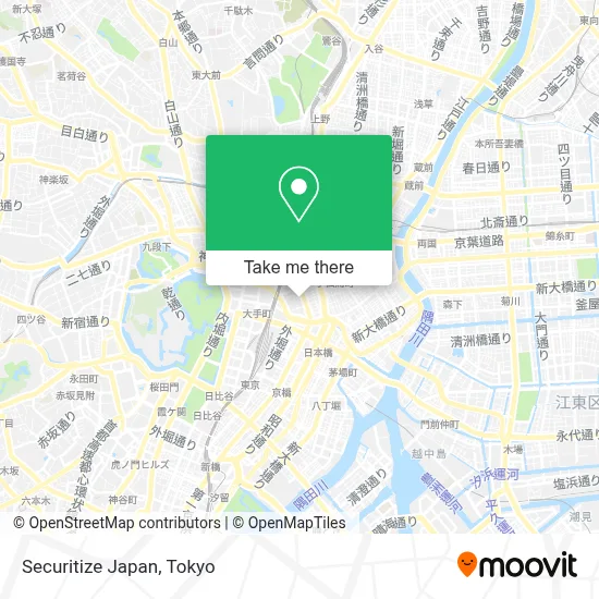 Securitize Japan map