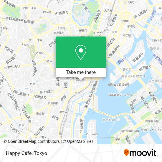 Happy Cafe map