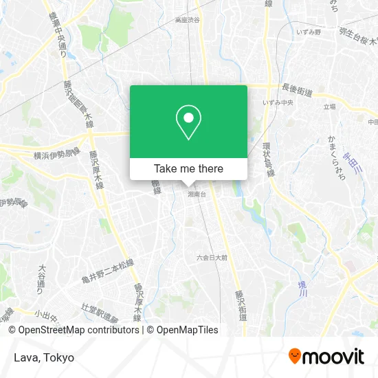 Lava map