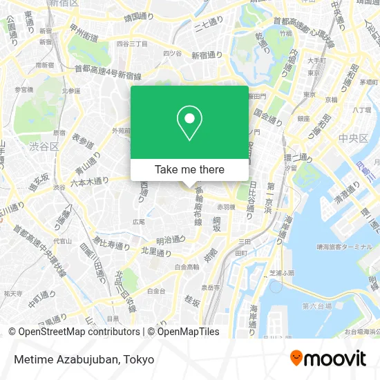 Metime Azabujuban map