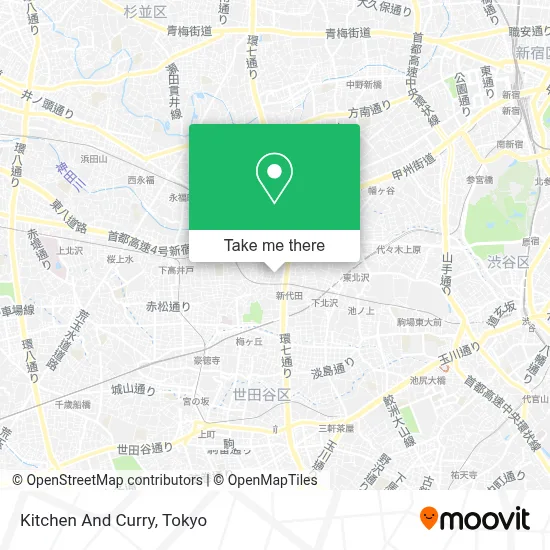 Kitchen And Curry map